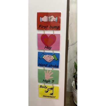 Trang trí lớp học Tiếng Anh dạng decal nhiều mẫu