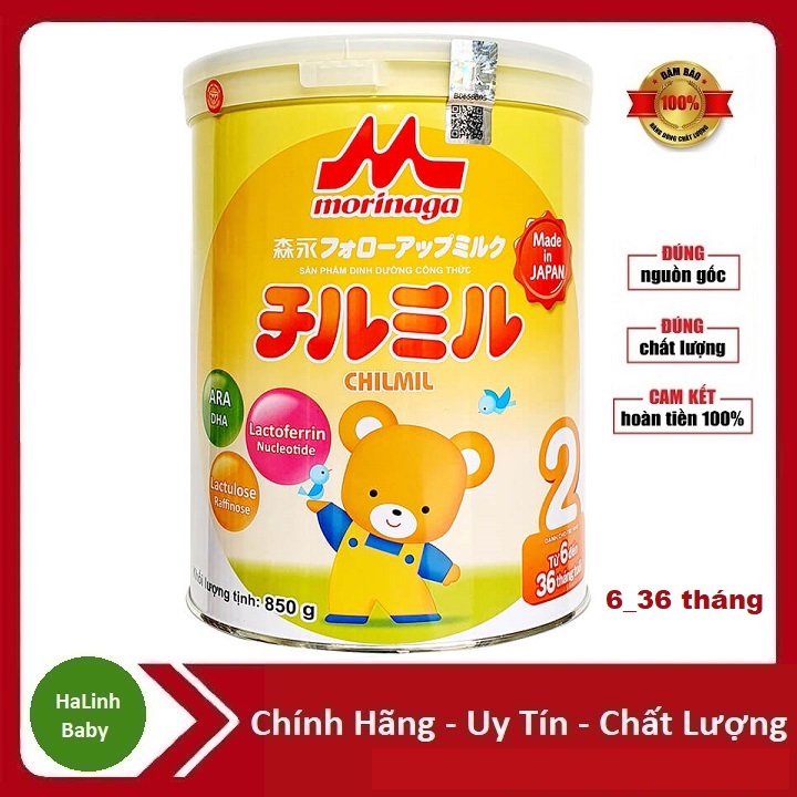 (HSD 2026) Sữa Bột Morinaga số 2 850g (Dành cho trẻ 6_36 tháng tuổi)