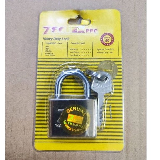 Ổ khoá zsolex 4 phân 6 phân màu vàng