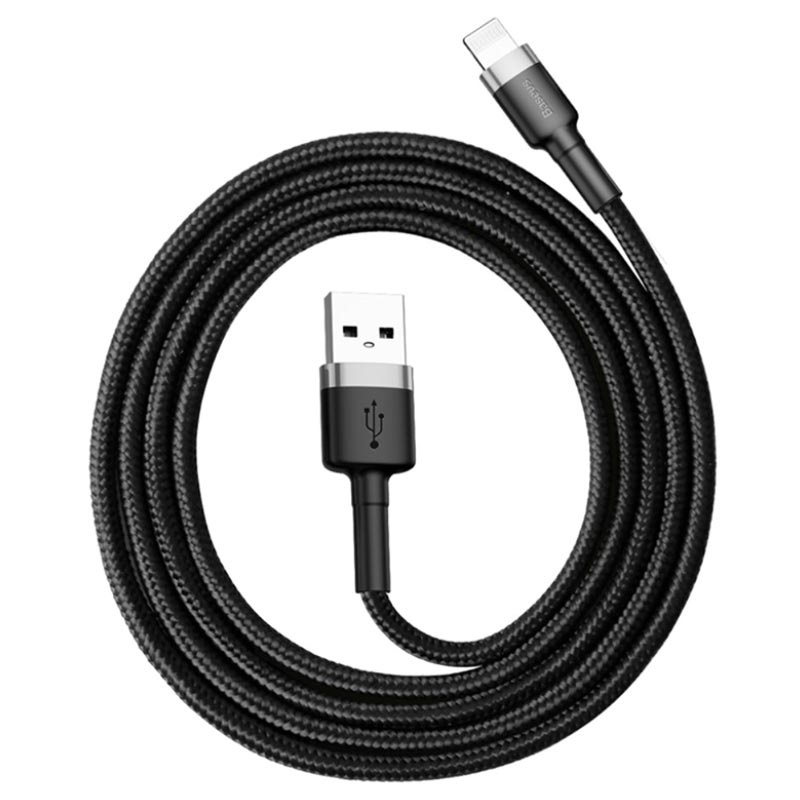 Cáp sạc truyền dữ liệu Baseus Cafule Lightning dây dù dài 1M/2M/3M cho iPhone
