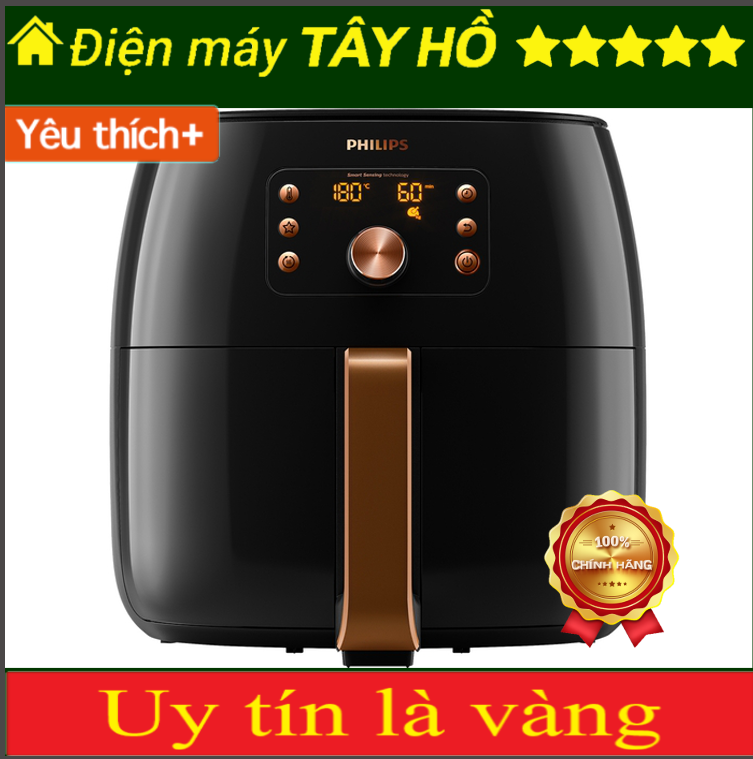 [Trả góp 0%][HÀNG CHÍNH HÃNG] Nồi chiên không dầu Philips HD9860 [GIAN HÀNG UY TÍN]