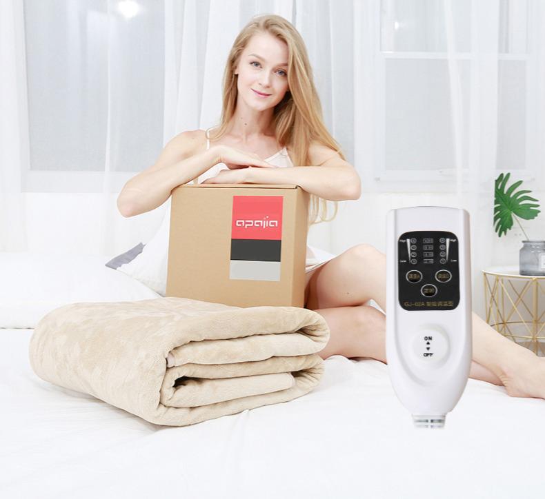 Chăn sưởi điện Apajia 2 vùng nóng độc lập 2m x 1m8