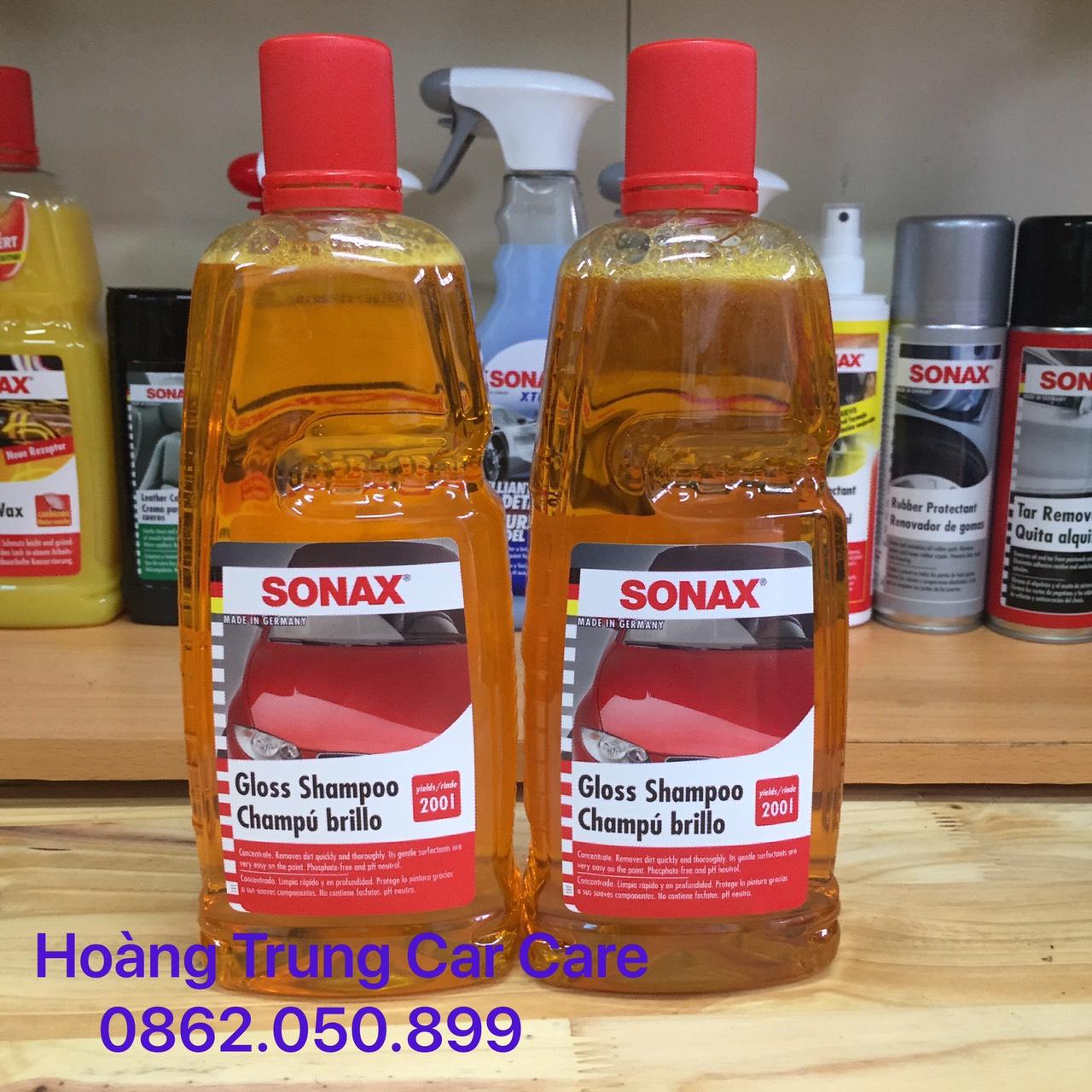 Nước rửa xe Sonax Gloss Shampoo 314300 - 1000ml (Vàng)