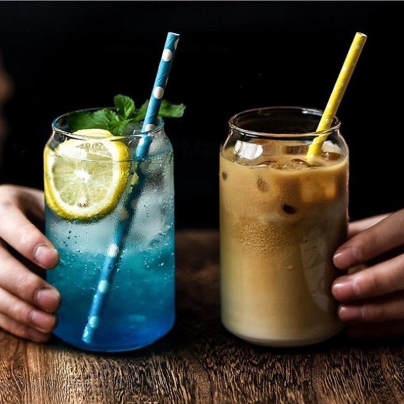 ( Chuẩn) Cốc thủy tinh Coca phong cách Hàn Quốc, Cốc sinh tố