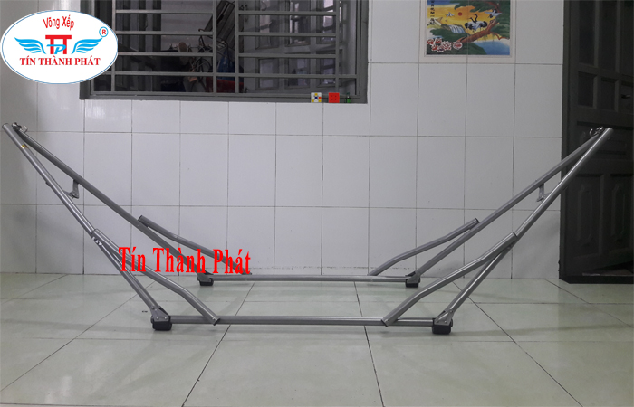 Võng Xếp Thép Sơn Tĩnh Điện Tín Thành Phát – Khung võng dày Chắc Chắn, chống trượt, lưới võng thoáng mát