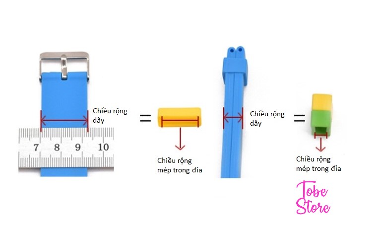 Con Đỉa Dây Đồng Hồ - Chất Liệu Silicone