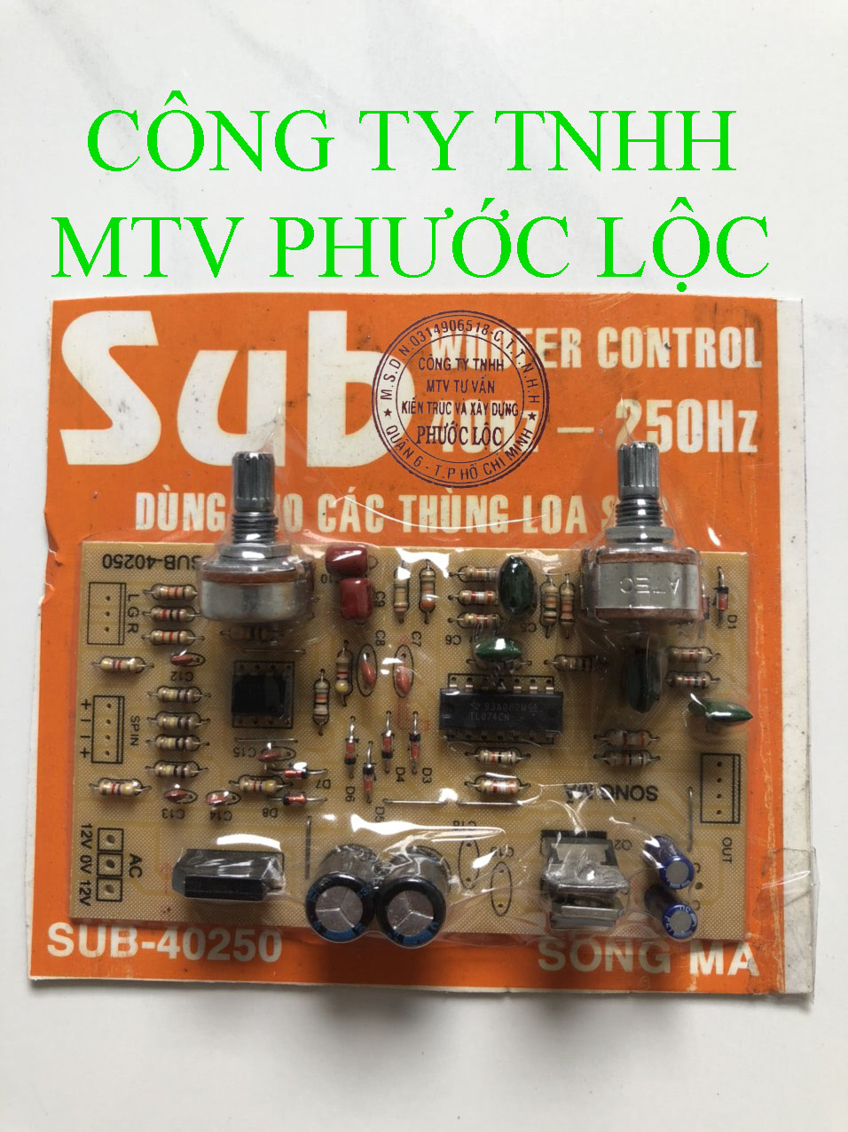 MẠCH LỌC LOA SUB- SONG MÃ