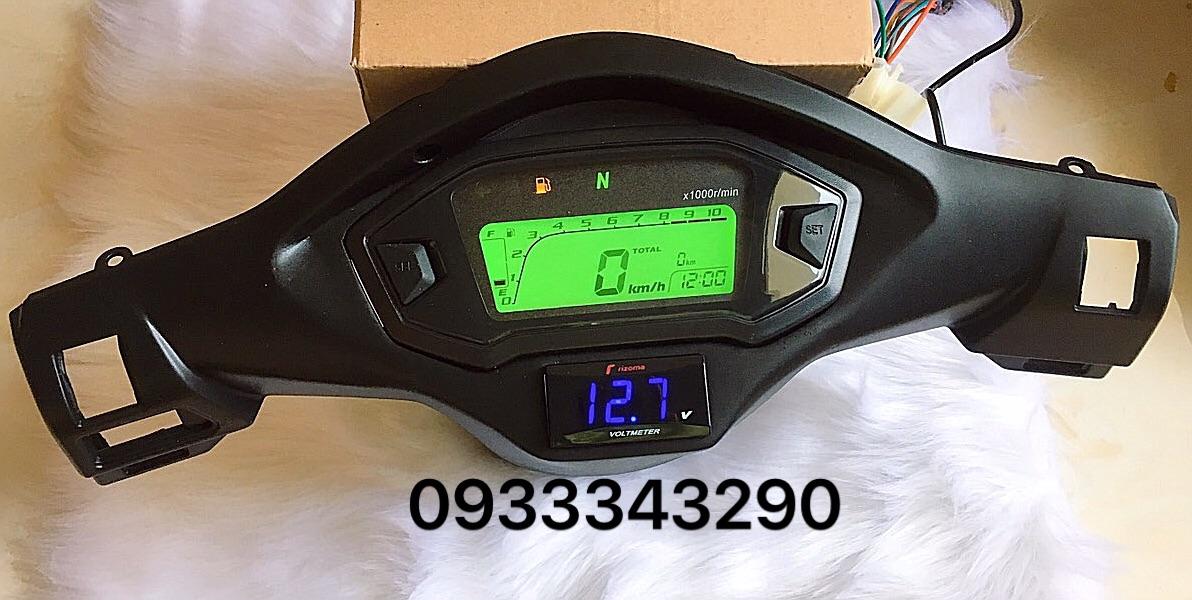 Trọn Bộ Bợ Cổ Wave RS Chế Đồng Hồ Msx - Báo Vol