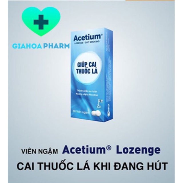 [HCM]Viên ngậm giúp cai thuốc hiệu quả Acetium