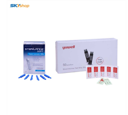 Tặng Kèm 50 Kim + 50 Que Lấy Máu