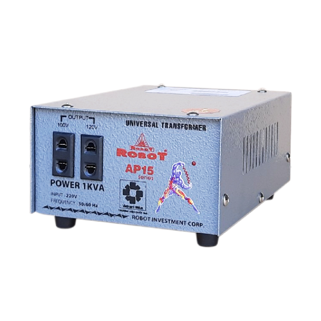 Biến thế đổi điện 1 pha ROBOT (dây nhôm) - Hàng chính hãng
