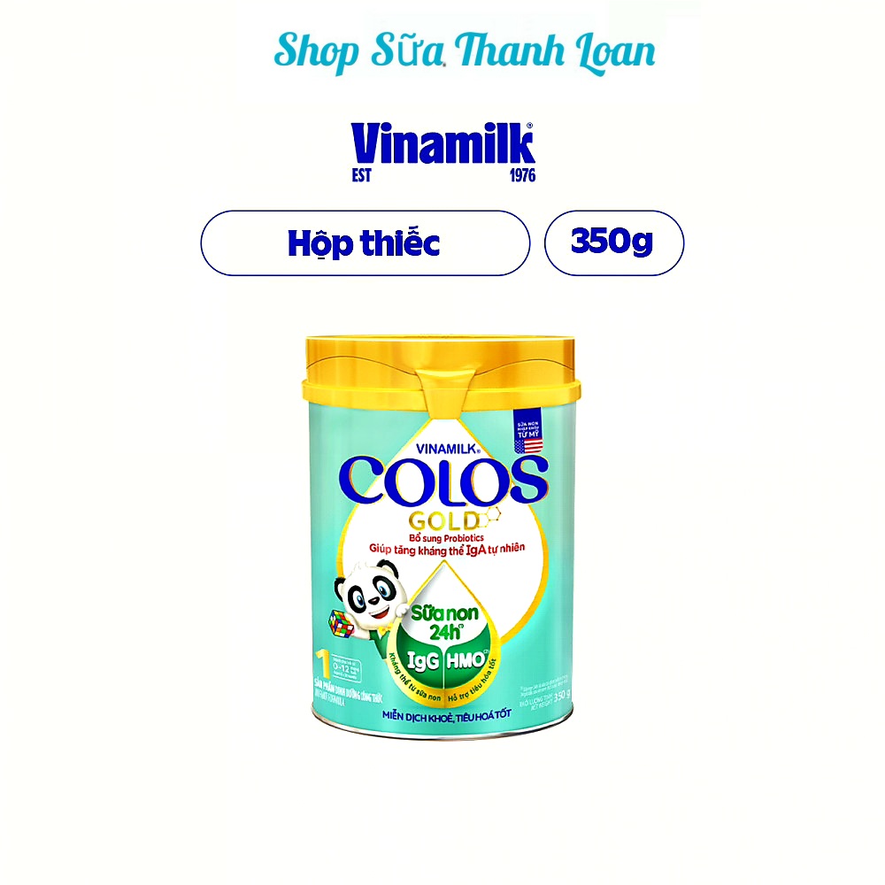 (HSD T7-2026) (Có Tích Điểm) COMBO 4 LON Sữa Bột Vinamilk ColosGold 1 350g (cho trẻ từ 0 - 1 tuổi).