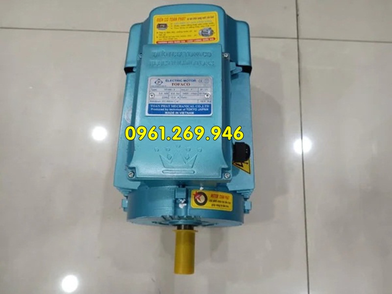 Motor điện 3500w tốc chậm dùng cho máy ép cám viên