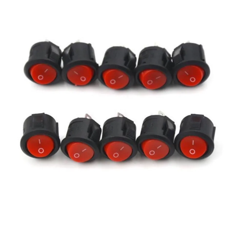 5 CÔNG TẮC TRÒN 2 CHÂN ON-OFF KCD1