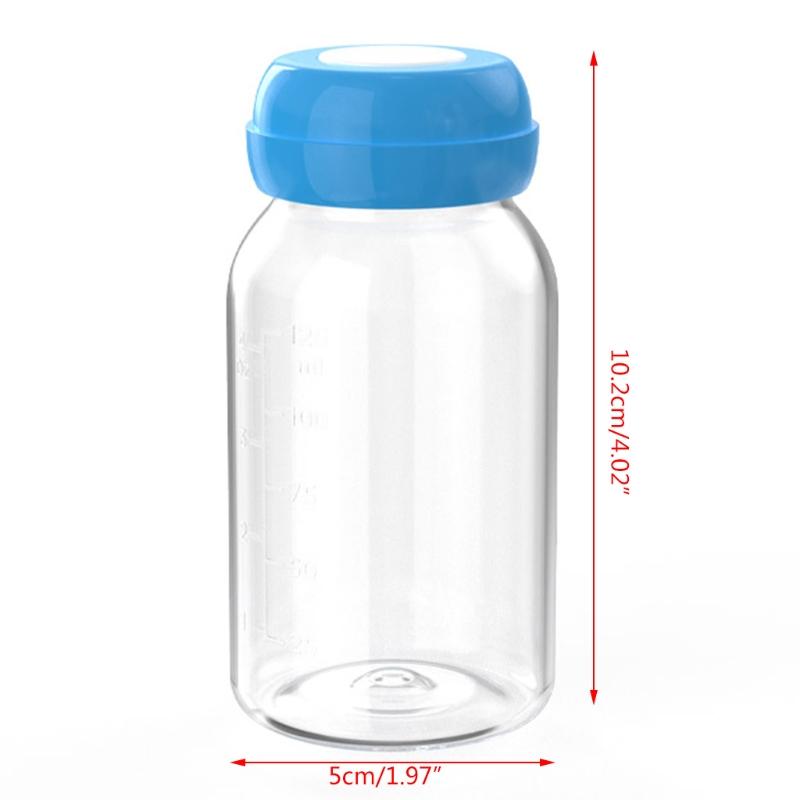 Baby 125ML Breast Milk Feed Bottles Collection Storage Neck Wide Storage Bottle