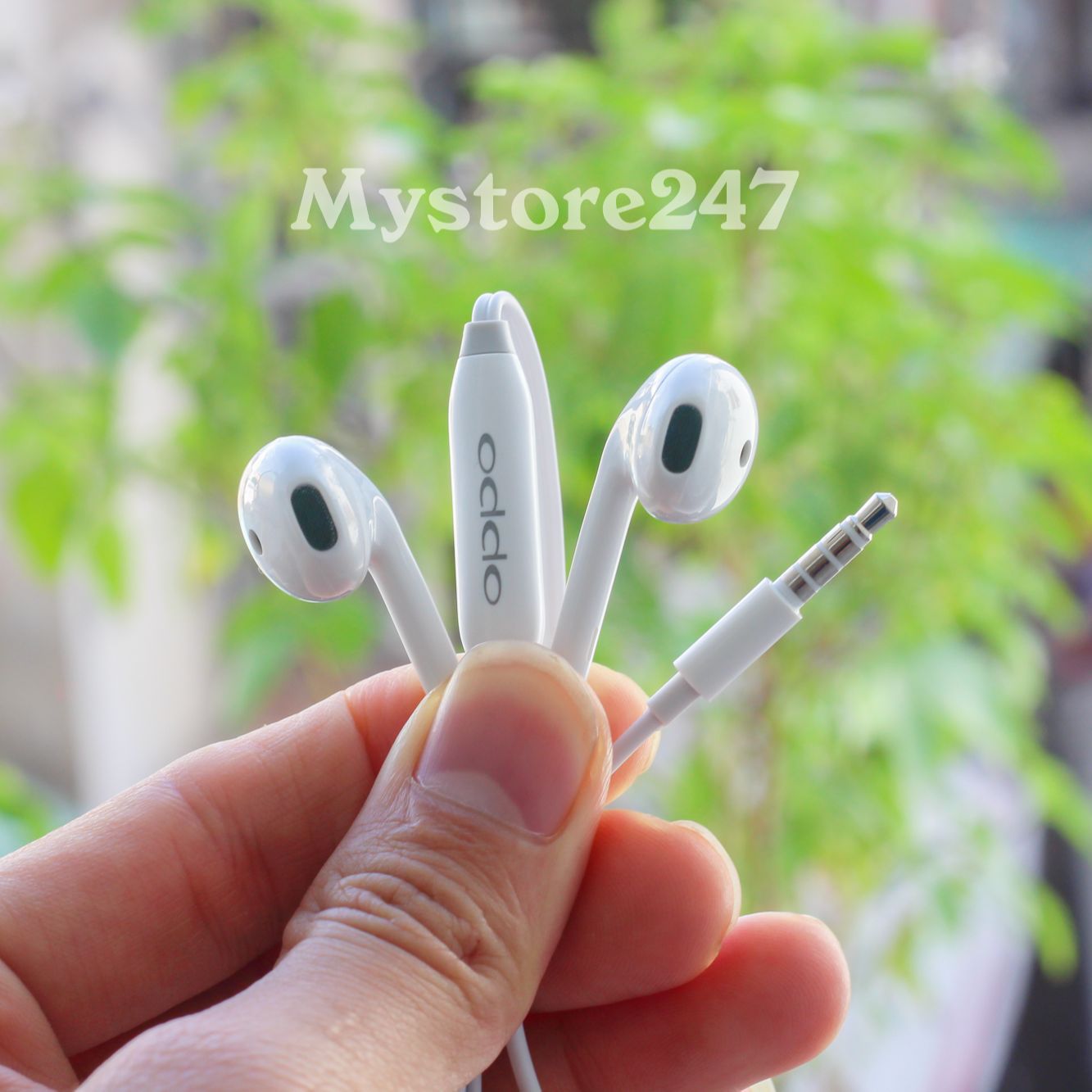 Tai Nghe Oppo Siêu Bass,Chuẩn Màng Loa Xanh,dùng cho máy chân 3.5mm, có mic đàm thoại âm thanh lớn