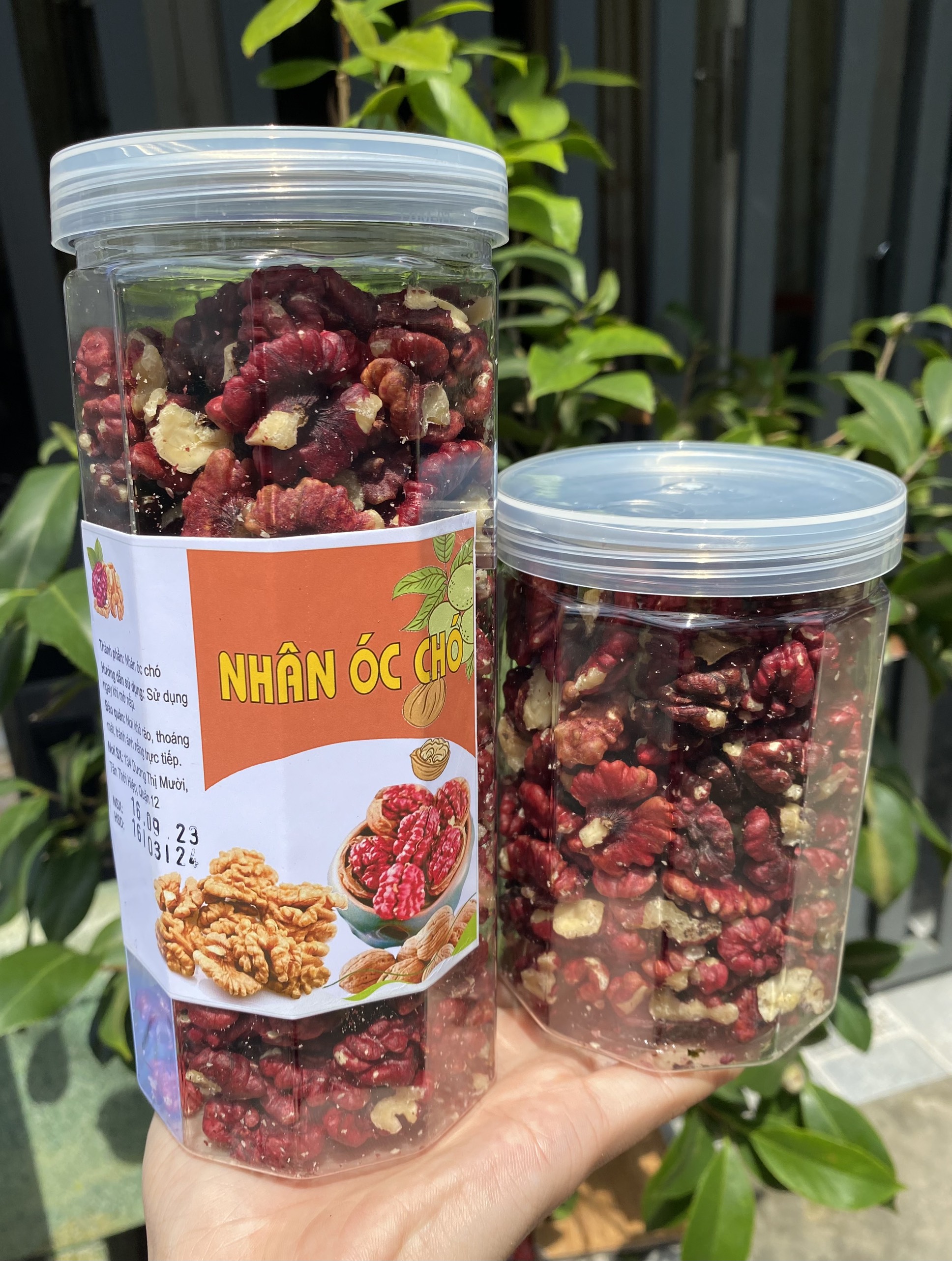Nhân óc chó đỏ