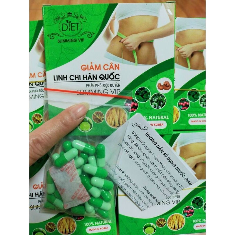Giảm cân Linh Chi Hàn Quốc[chính~hãng]Liệu trình 30v