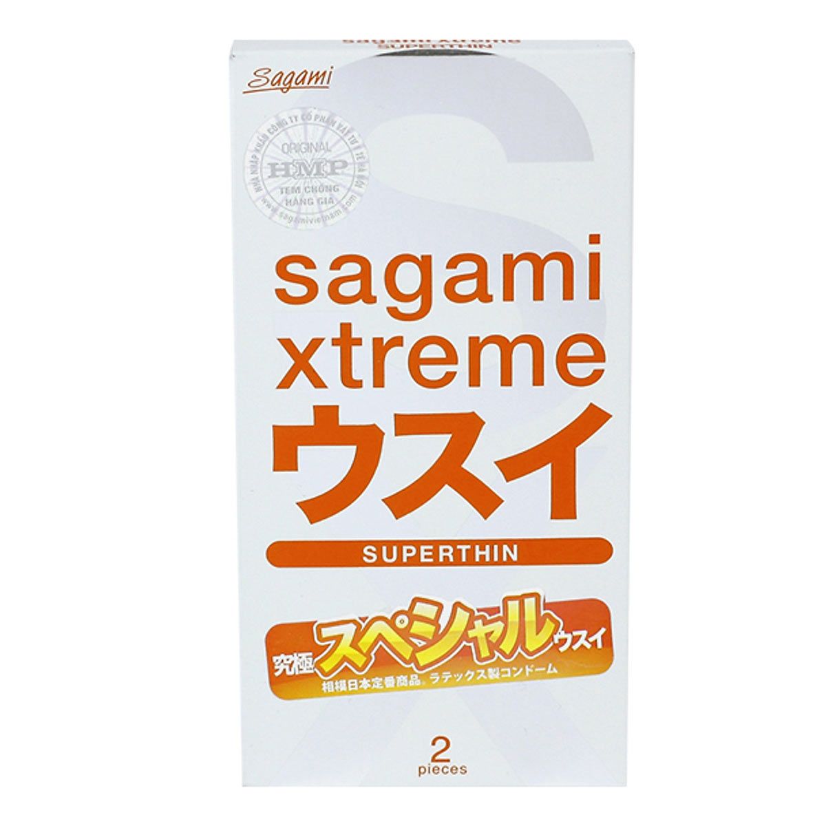 Bao cao su Sagami Cực Siêu mỏng Xtreme Super Thin, 10 cái