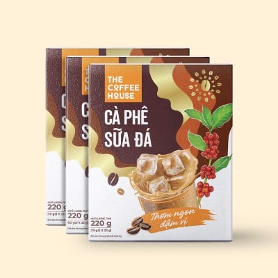 Combo 3 Hộp Cà Phê Sữa Đá Hòa Tan