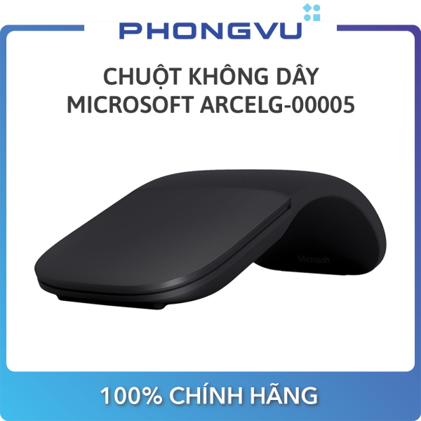 Bảng giá Chuột không dây Microsoft Arc Mouse Bluetooth ELG-00005 (Đen) - Bảo hành 24 tháng Phong Vũ