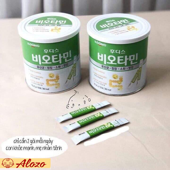 Men ILDONG Hàn Quốc hộp 100 gói