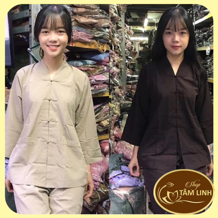 Đồ Lam Đi Chùa _ Mẫu La Hán Nữ