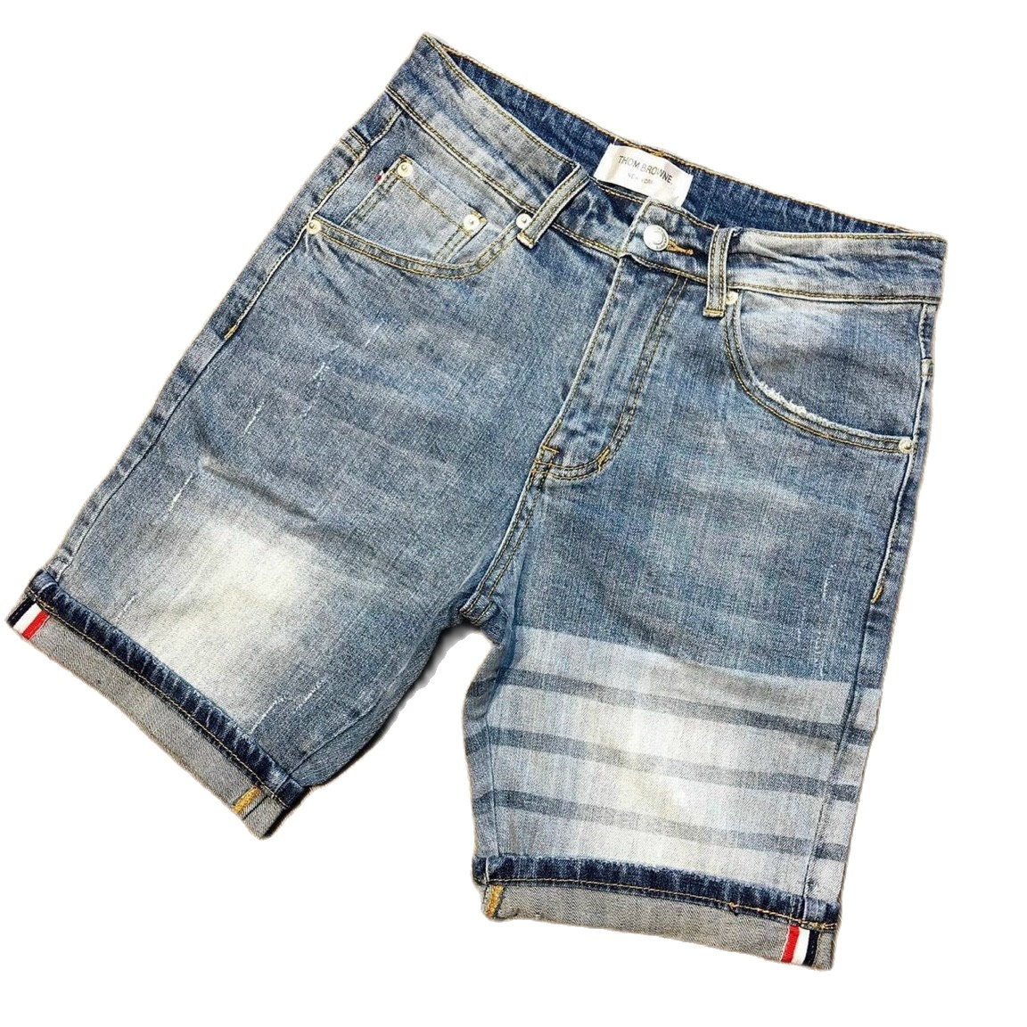 Quần ngố nam co giãn- quần short jean nam cao cấp - quần short jean nam vải jean mềm co giãn tốt thiết kế đơn giãn hợp thời trang binstore94 bs223