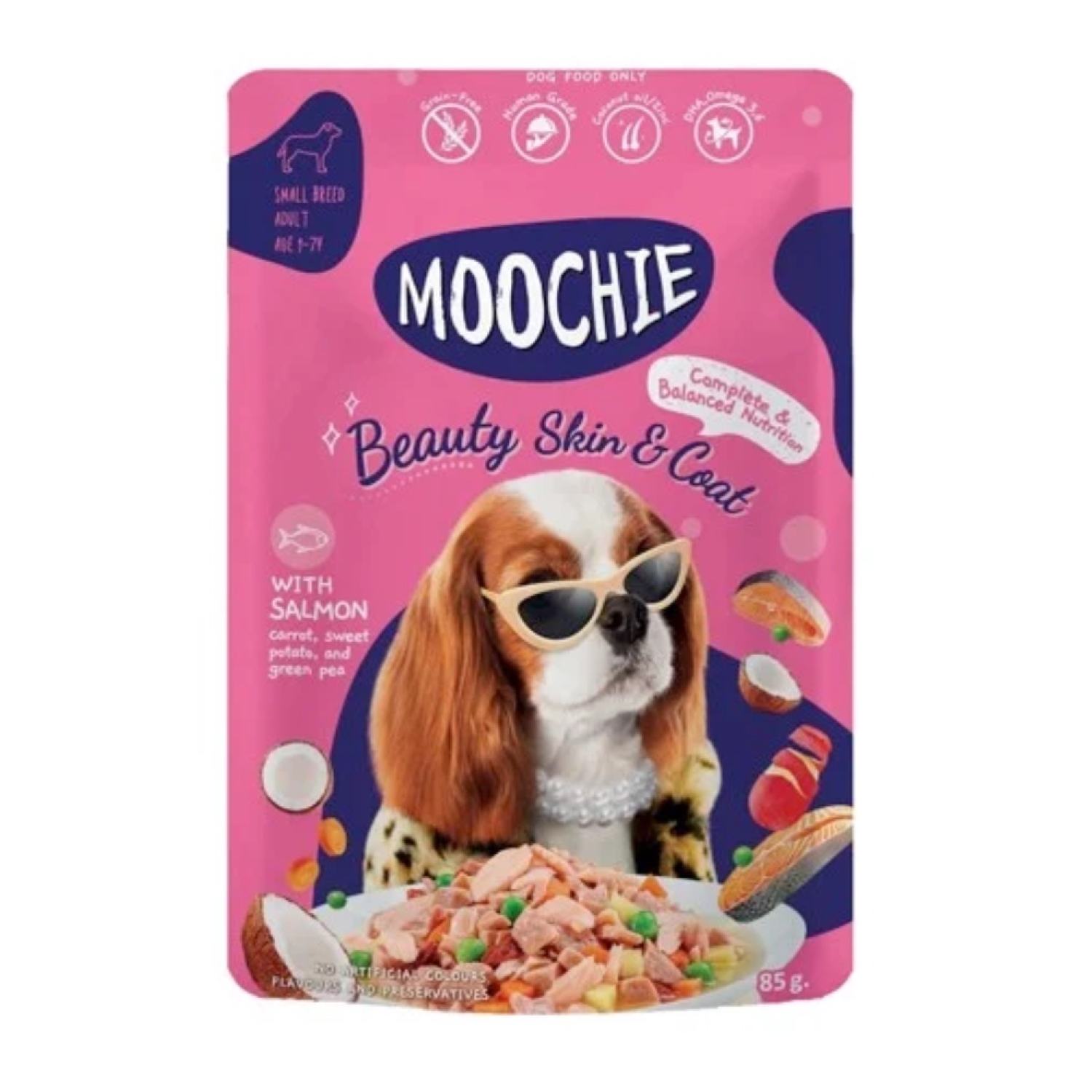Pate gói Moochie dành cho chó - 85gr (6 vị)