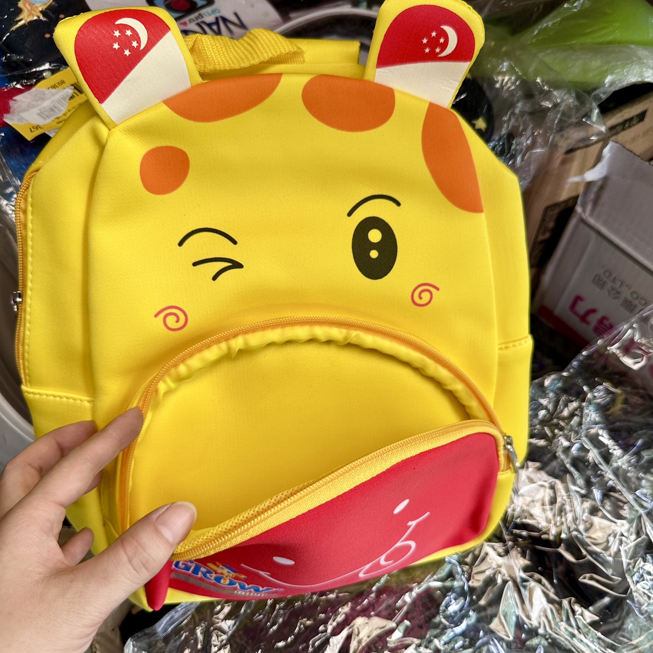 Balo Hươu grow siêu dễ thương cho bé