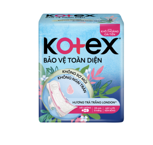 Băng vệ sinh Kotex khô thoáng siêu mỏng cánh 8 miếng