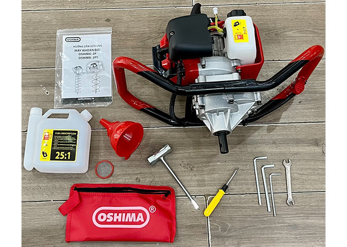 [HCM]Máy khoan đất oshima 2p tặng kèm mũi 150mm