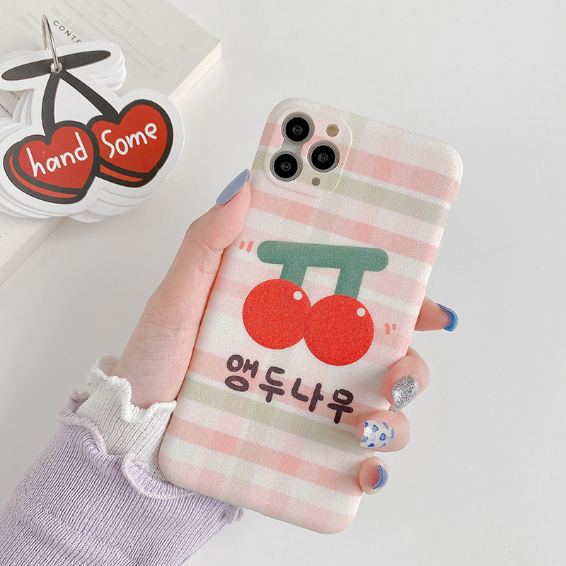 [HCM]Ốp iPhone Cherry Đỏ iPhone 7Plus/8Plus/X/Xs Max/11/11 Pro Max - ốp iphone - ốp iphone