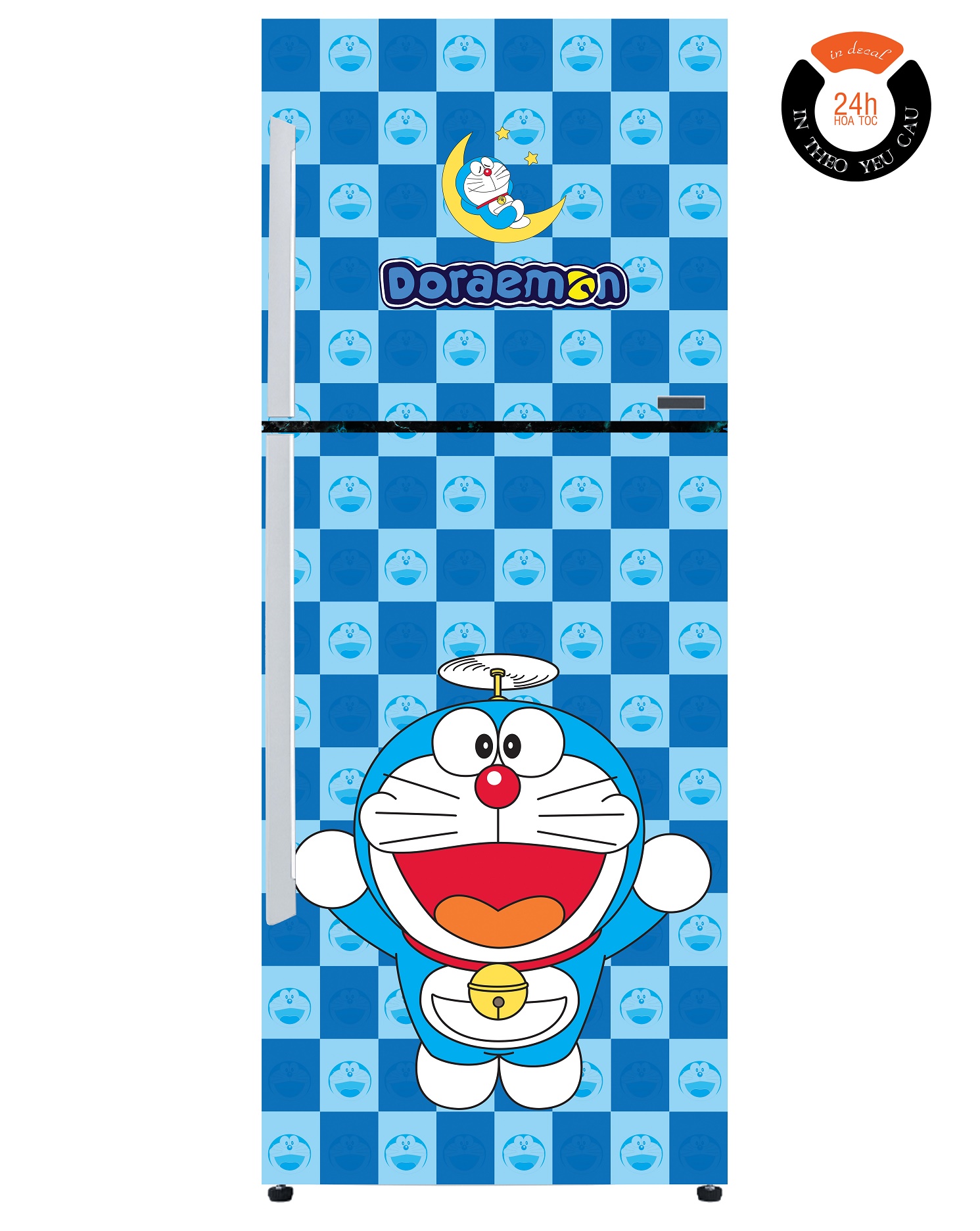 [HCM] Decal Dán Tủ Lạnh DOREMON NHIỀU MẪU - THUTHAODECOR