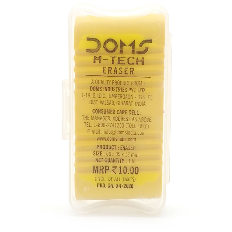 Gôm DOMS M-Tech 7901 - Màu Vàng