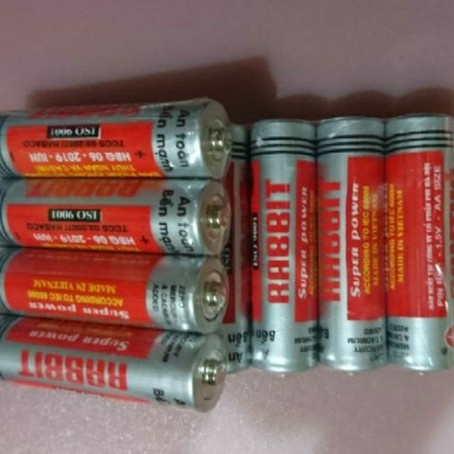 Pin tiểu con thỏ vỉ 4 viên