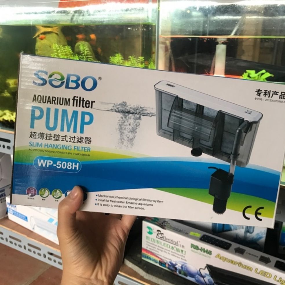 [HCM]Máy lọc thác lọc treo SOBO 508H cho hồ cá