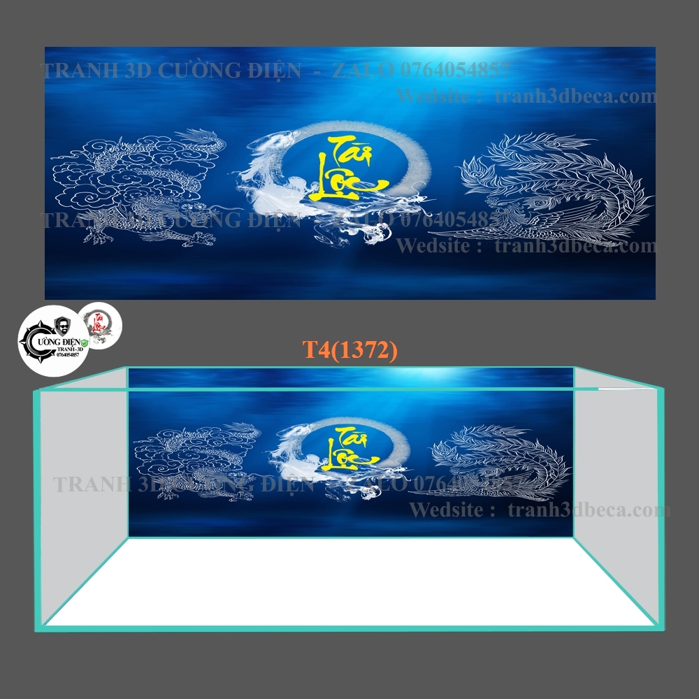 Decal dán hồ cá