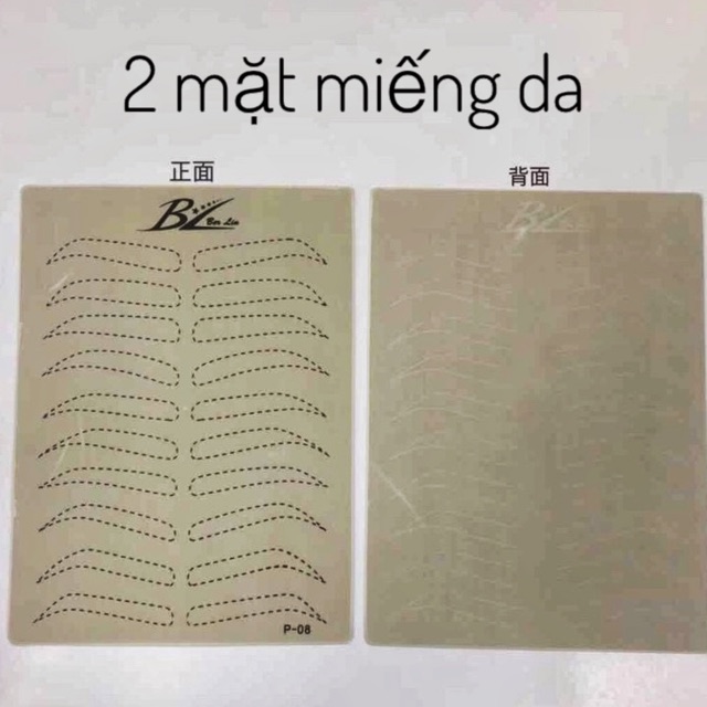 [HCM]Da giả tập phun xăm Bột có khung sẵn