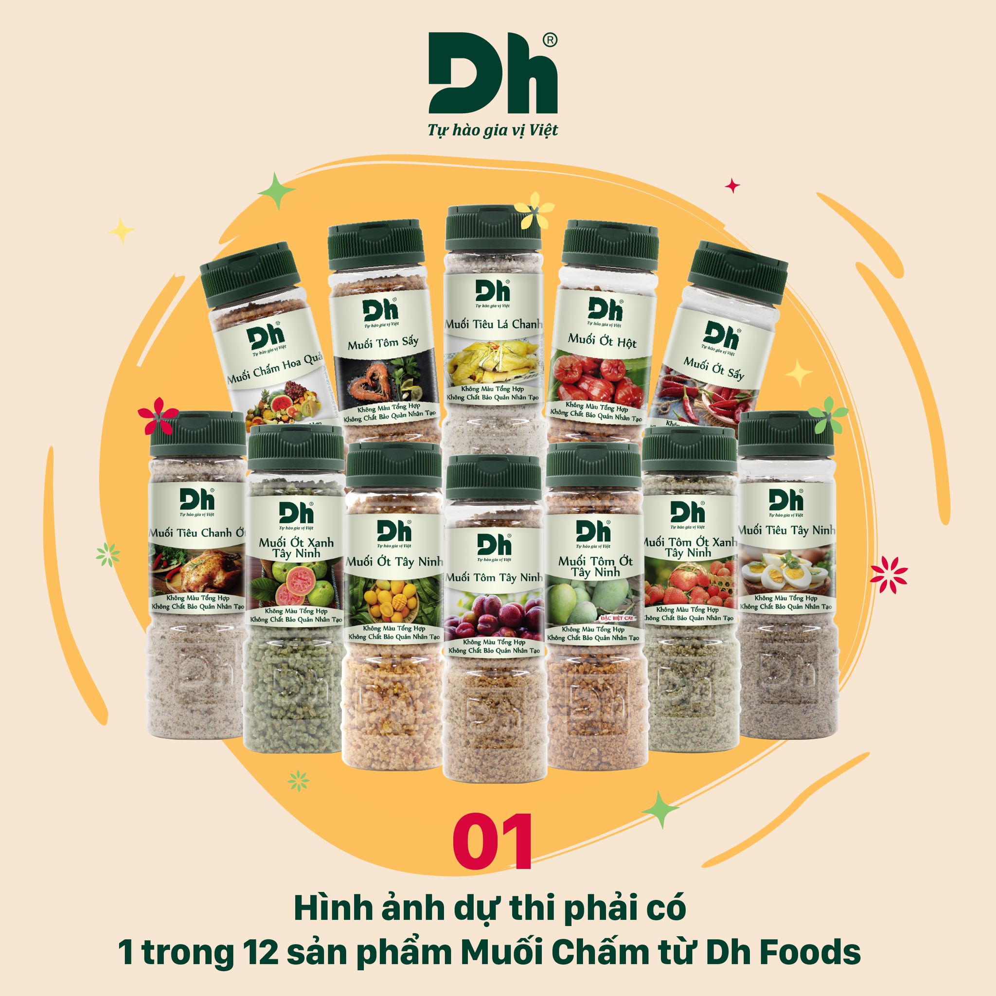 Muối chấm Tây Ninh Dh Foods