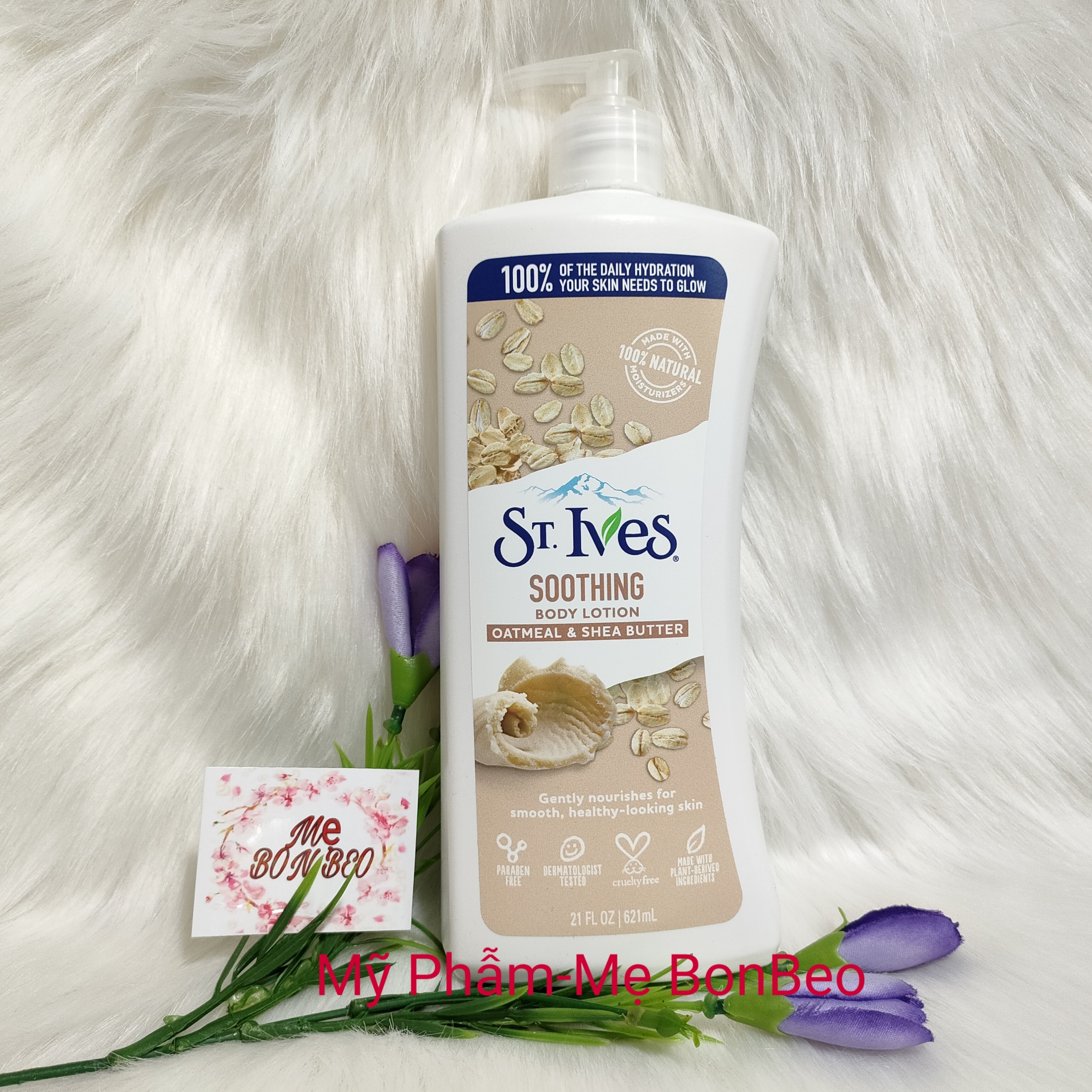 (Mẫu mới) Sữa Dưỡng Thể Toàn Thân STIVES 621ml