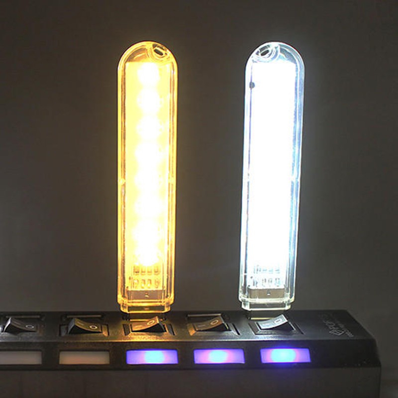 Bộ 3 Đèn Led 8 Bóng Siêu Sáng Cắm Cổng Usb
