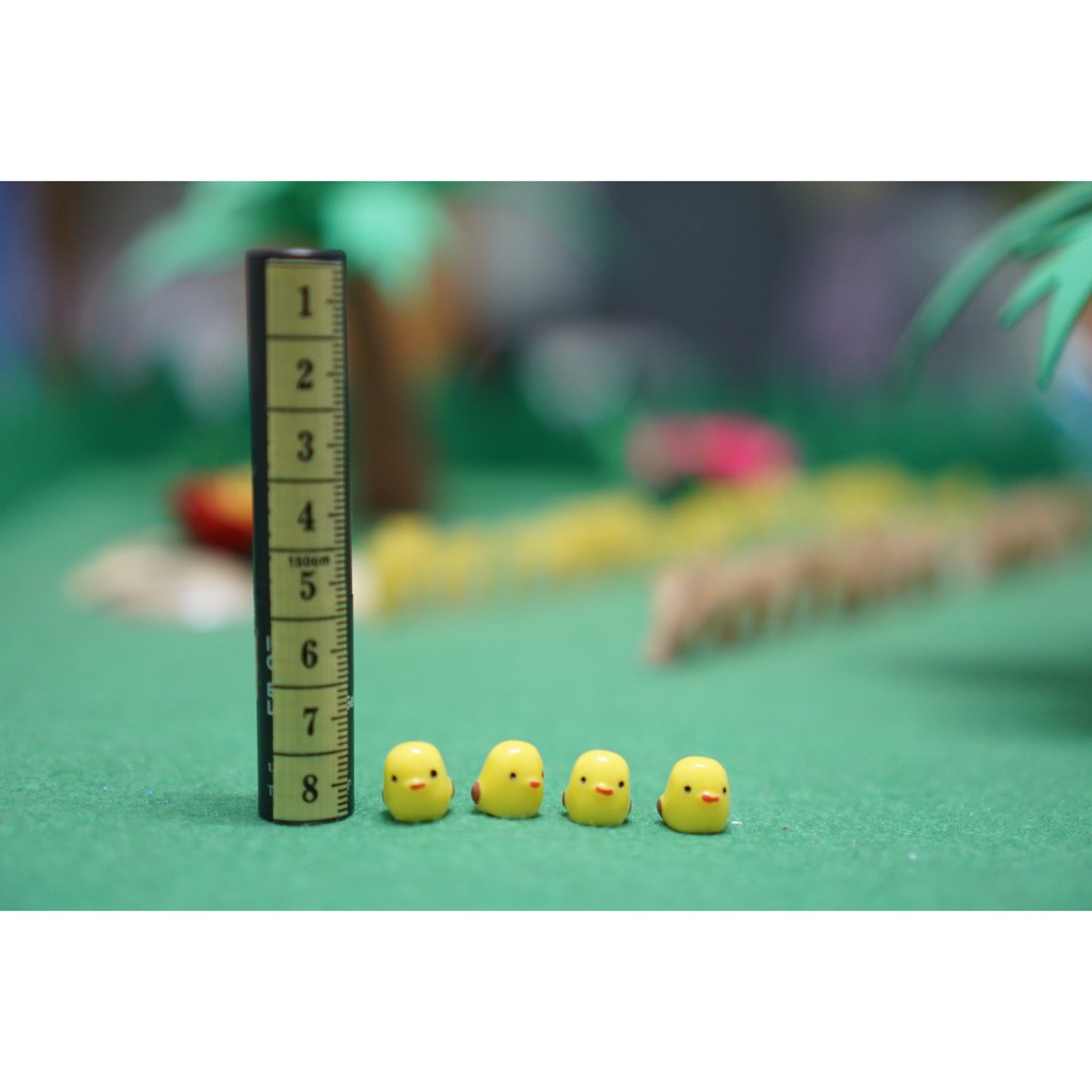 [HCM]Gà Con Phụ Kiện Trang Trí Charm Trộn Slime [1 cái ]