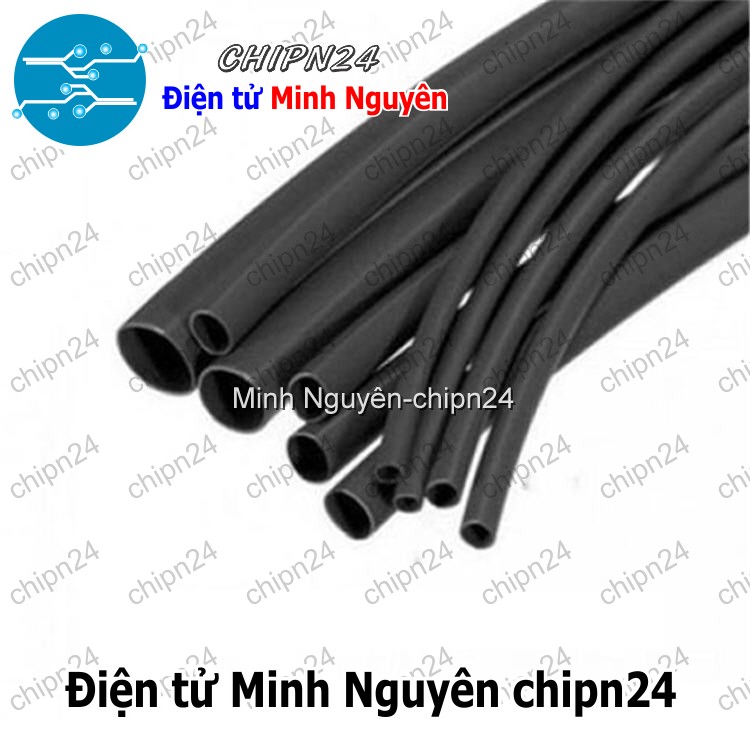 [2 mét] Dây co nhiệt 6mm Đen - HH004117