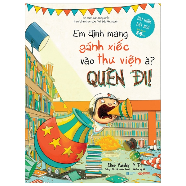 Fahasa - em định mang gánh xiếc vào thư viện à? quên đi!