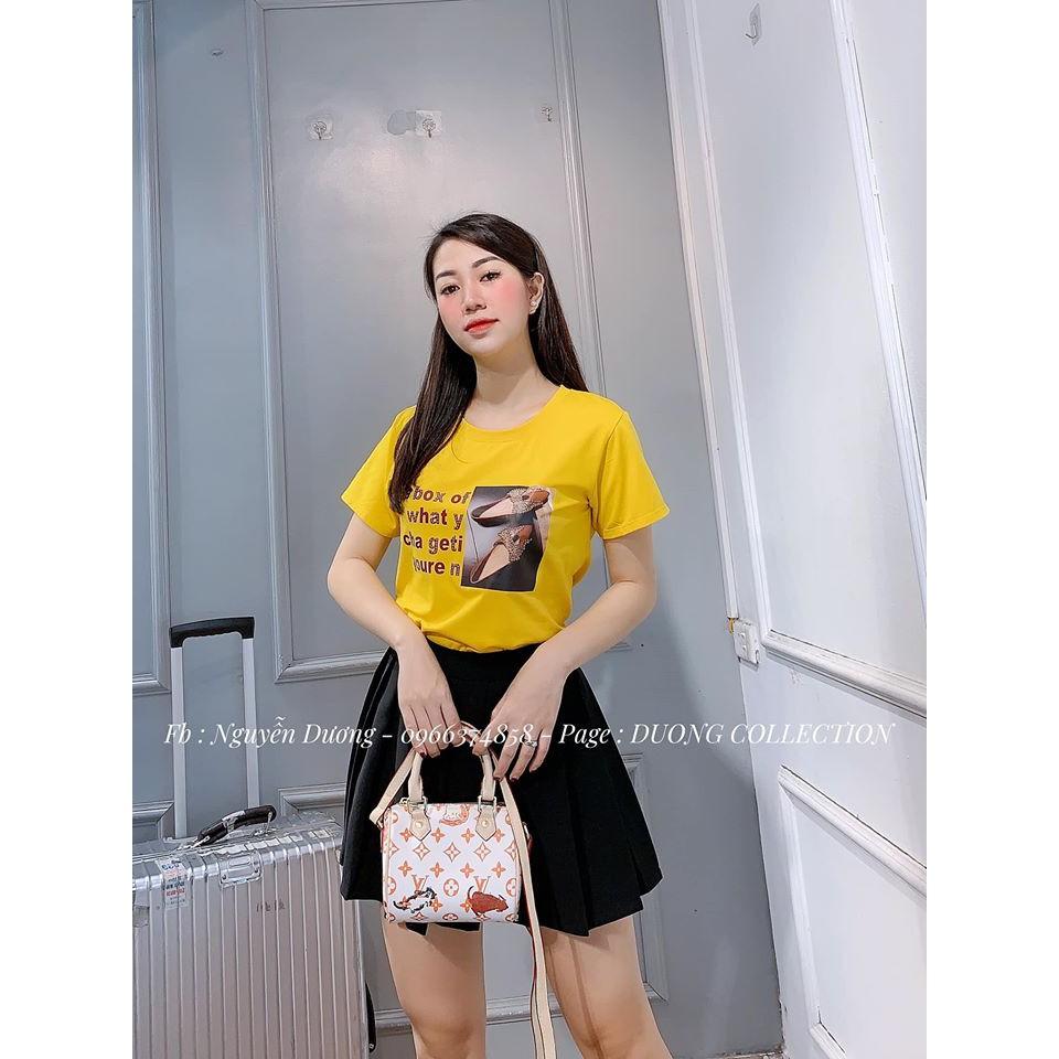 Chân váy xếp ly dáng ngắn