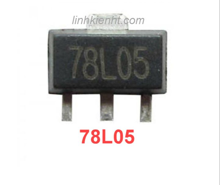 10 con ic nguồn 78l05 7805 sot89 100ma 5v