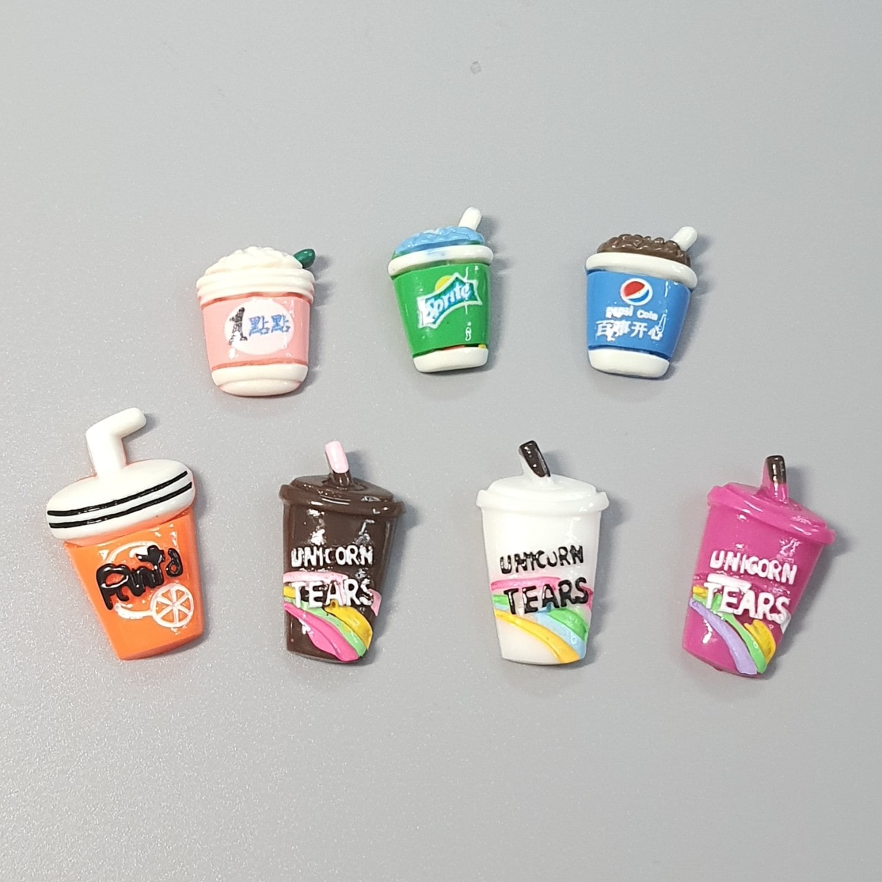 STICKER/CHARM/JIBBITZ - Ly trà sữa - Trang trí dép sục