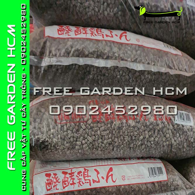 BAO 15KG PHÂN GÀ HỮU CƠ NHẬP KHẨU NHẬT BẢN