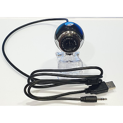 Camera Máy Vi Tính PC, Laptop- Webcam Tròn 480p Có Mic Full Box